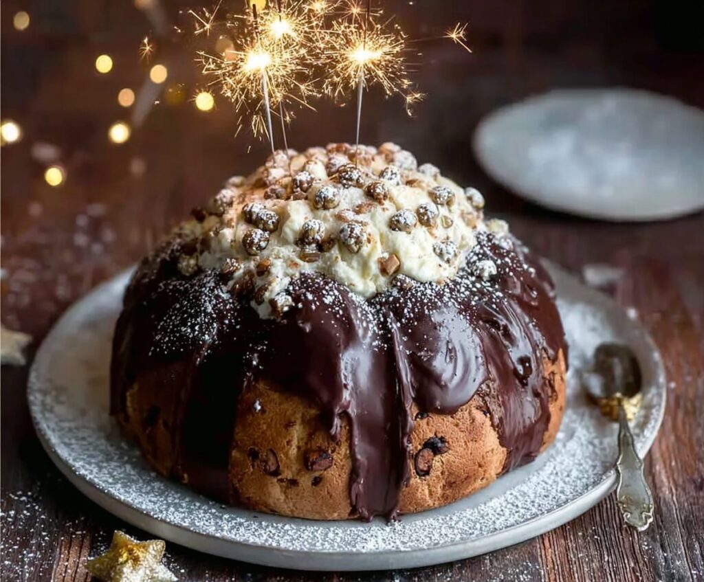 Panettone Ice Cream Cake