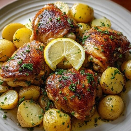 Chicken Thighs and Potatoes