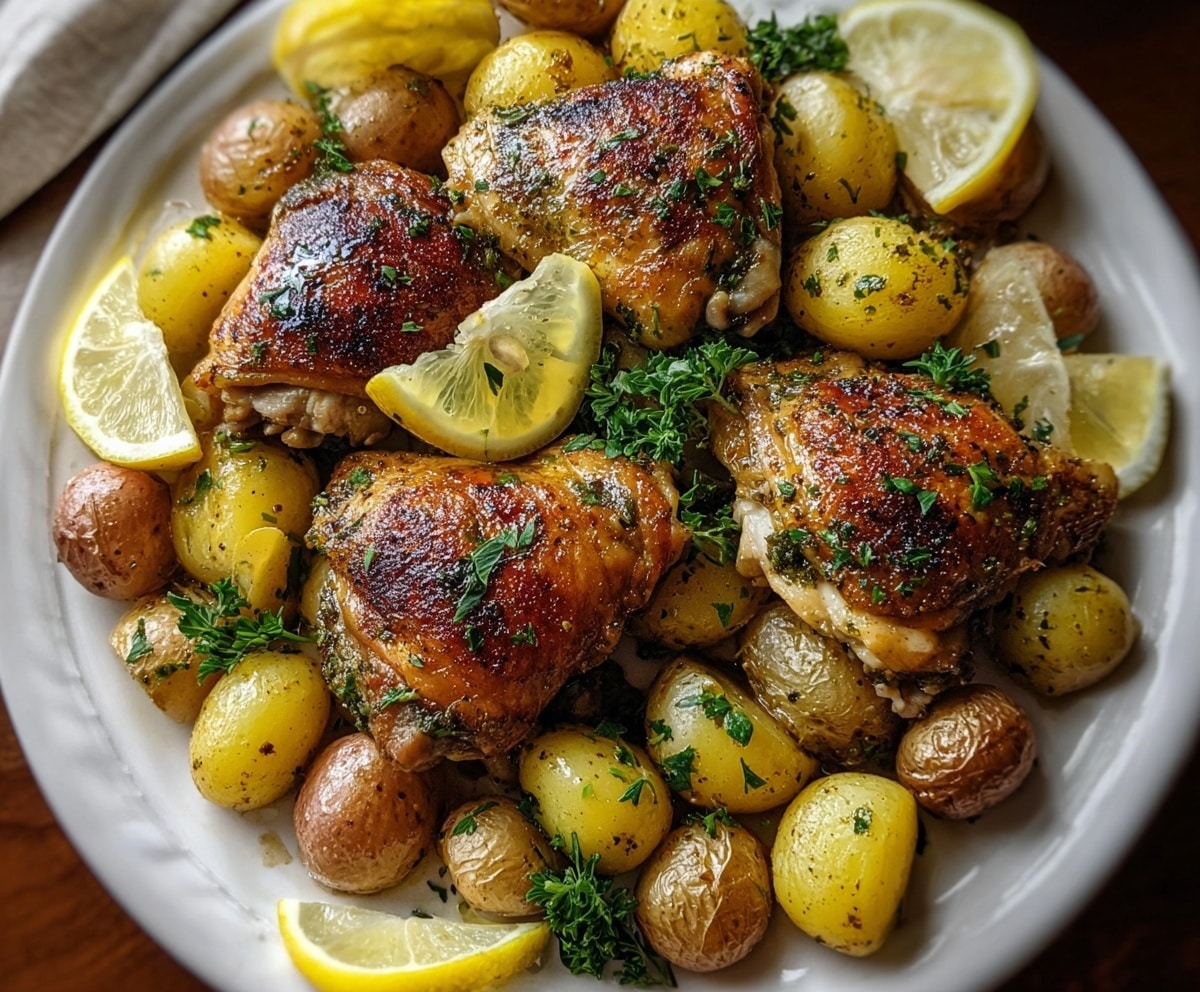Chicken Thighs and Potatoes