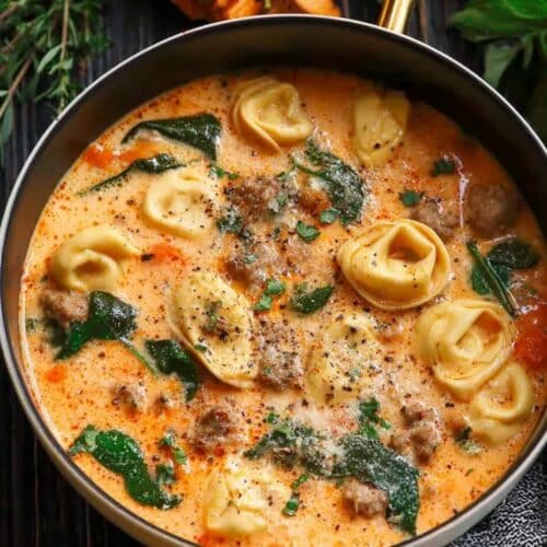 sausage tortellini soup