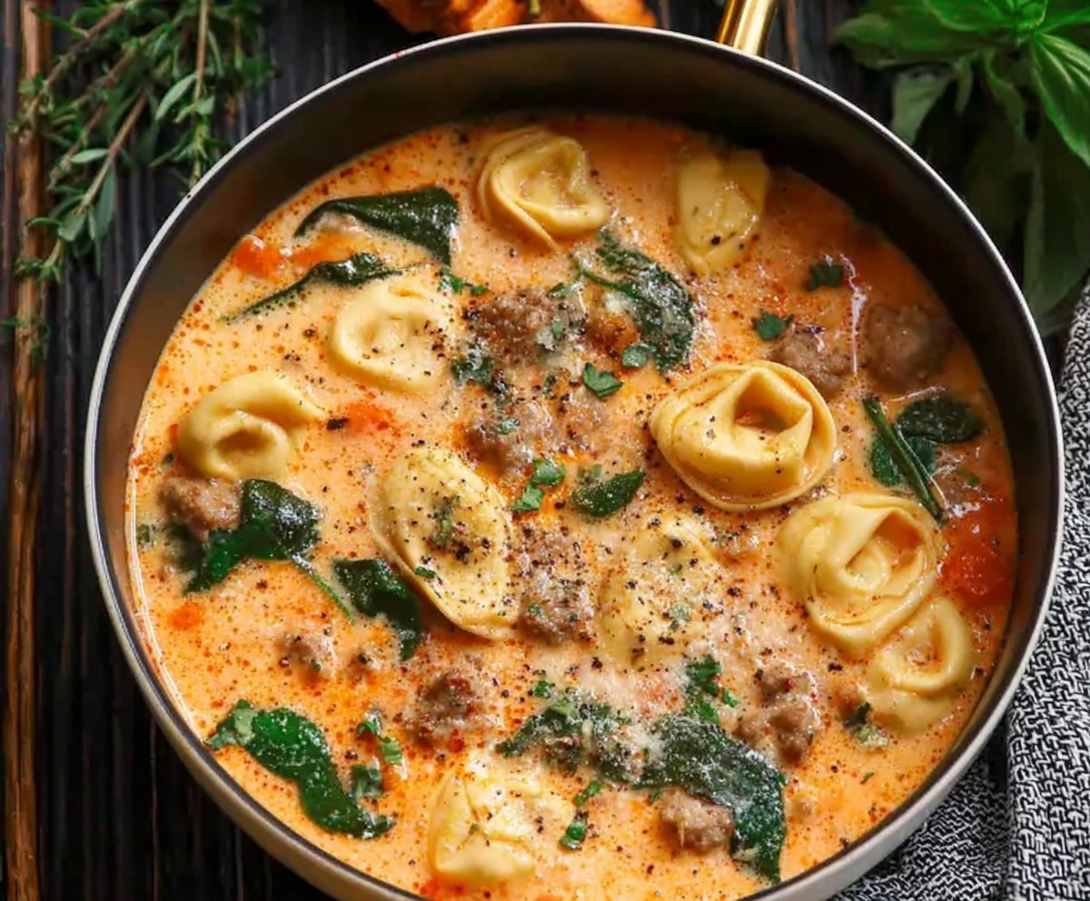 sausage tortellini soup