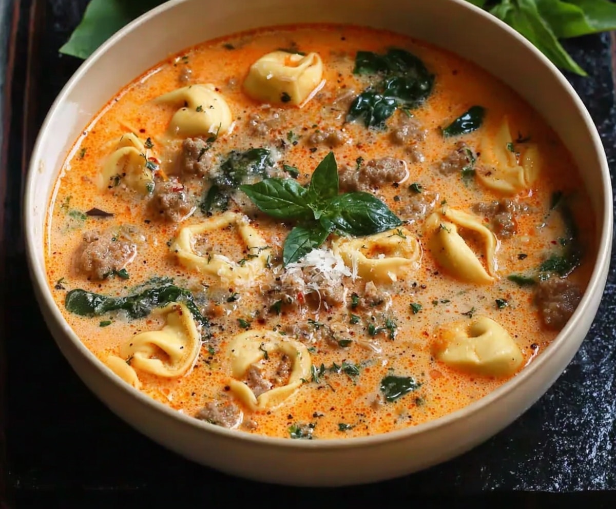 sausage tortellini soup