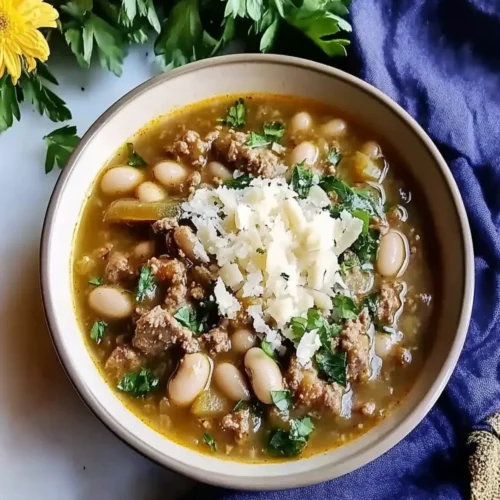 Classic White Bean Beef Chili