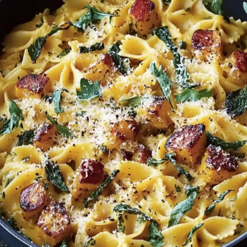 Irresistible Roasted Acorn Squash Pasta