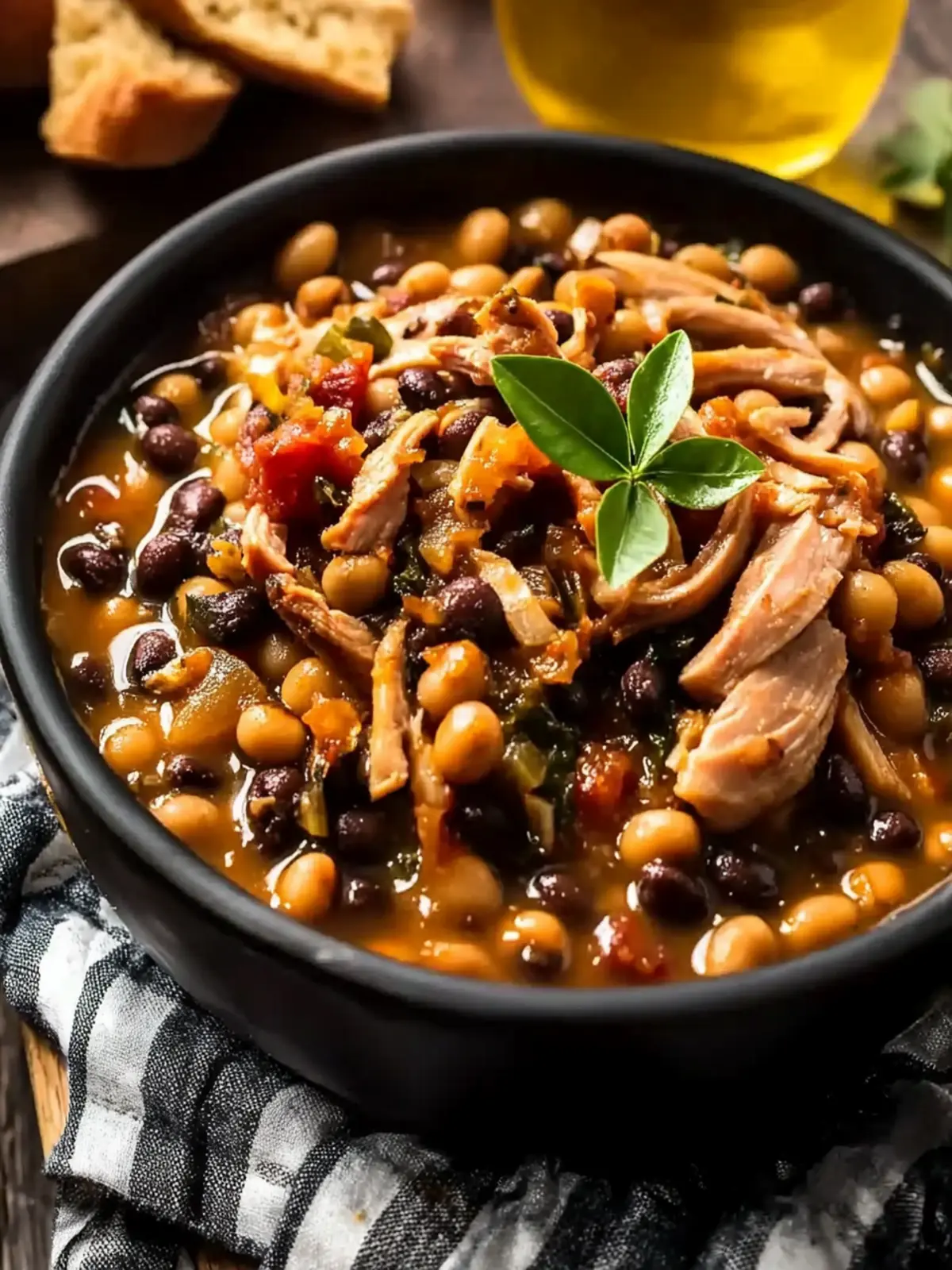 Black Eyed Peas with Smoked Turkey