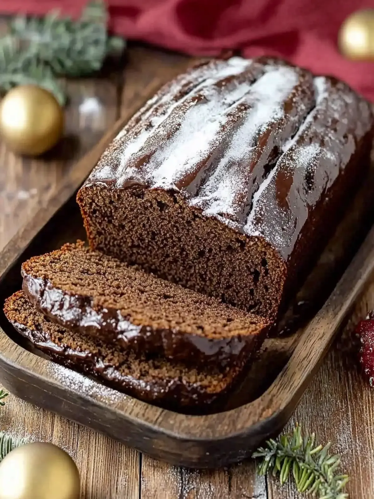 Chocolate Gingerbread Loaf