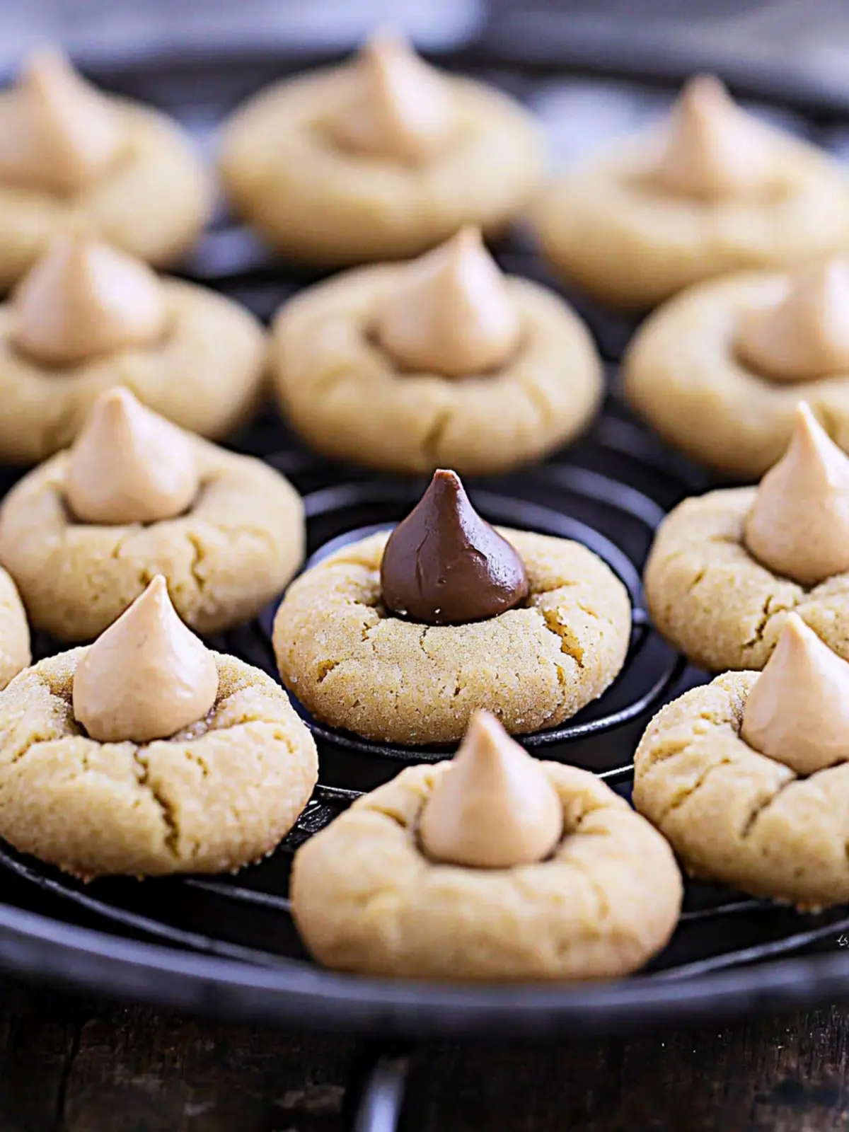 peanut butter blossom cookies