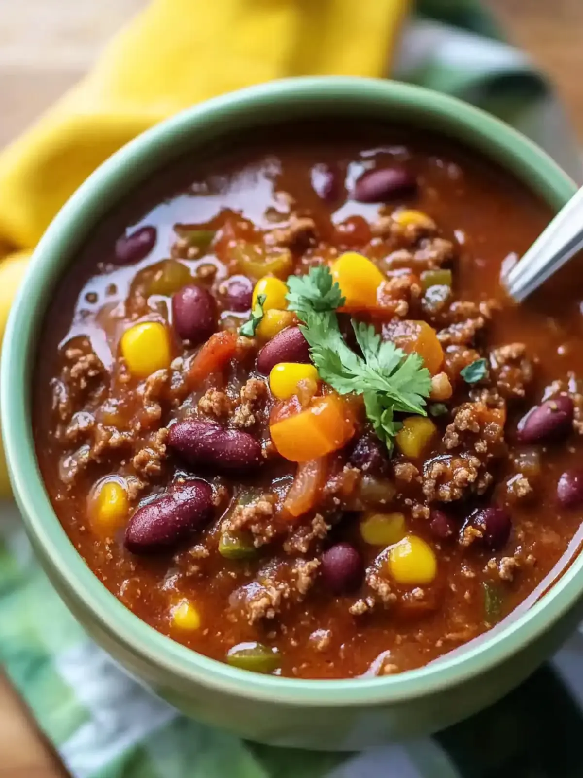Three Bean Beef Chili