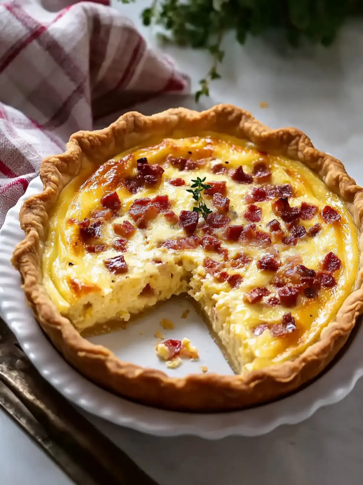 Creamy Quiche Lorraine