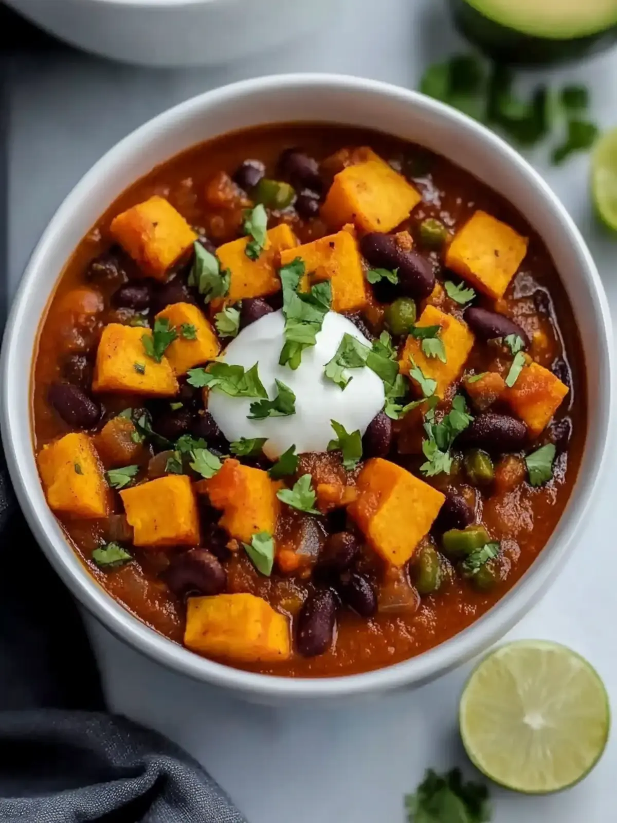 Slow Cooker Sweet Potato Chili