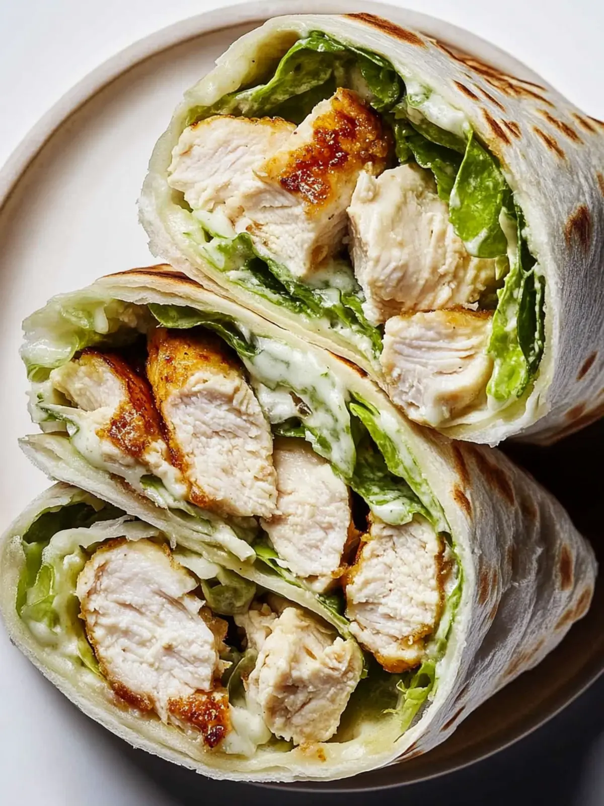 chicken ceasar wrap