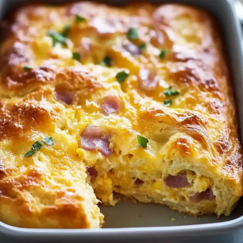 Crescent Roll Breakfast Casserole