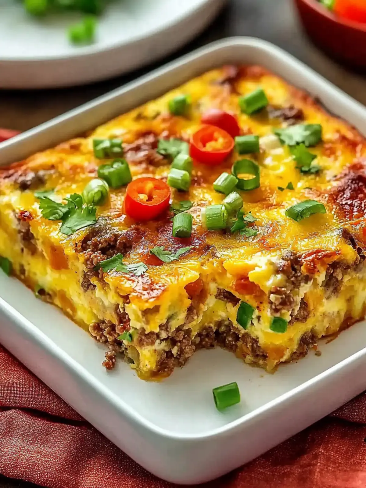 Spicy Southwest Breakfast Casserole