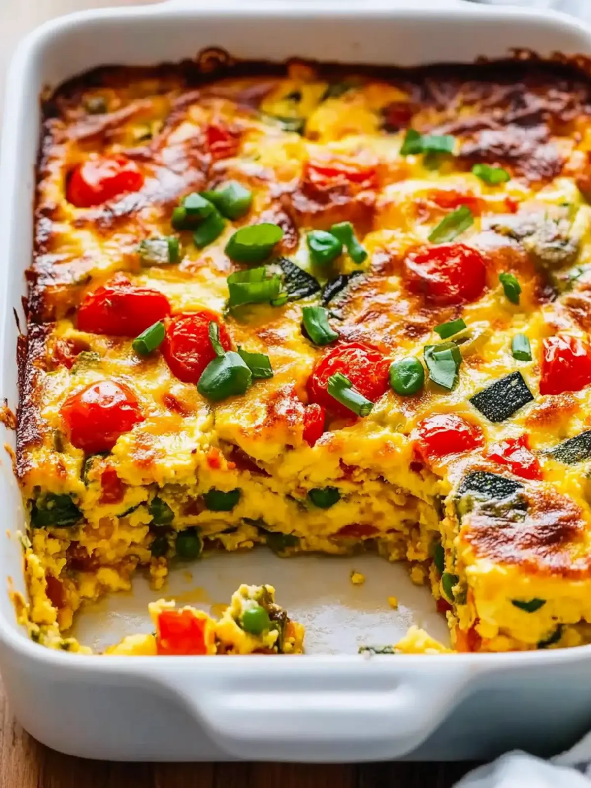 Vegetarian Veggie Egg Casserole