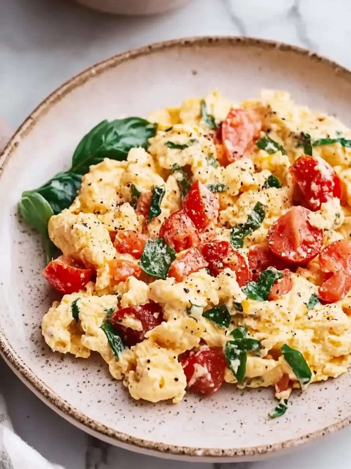Tomato Mediterranean Scrambled Eggs