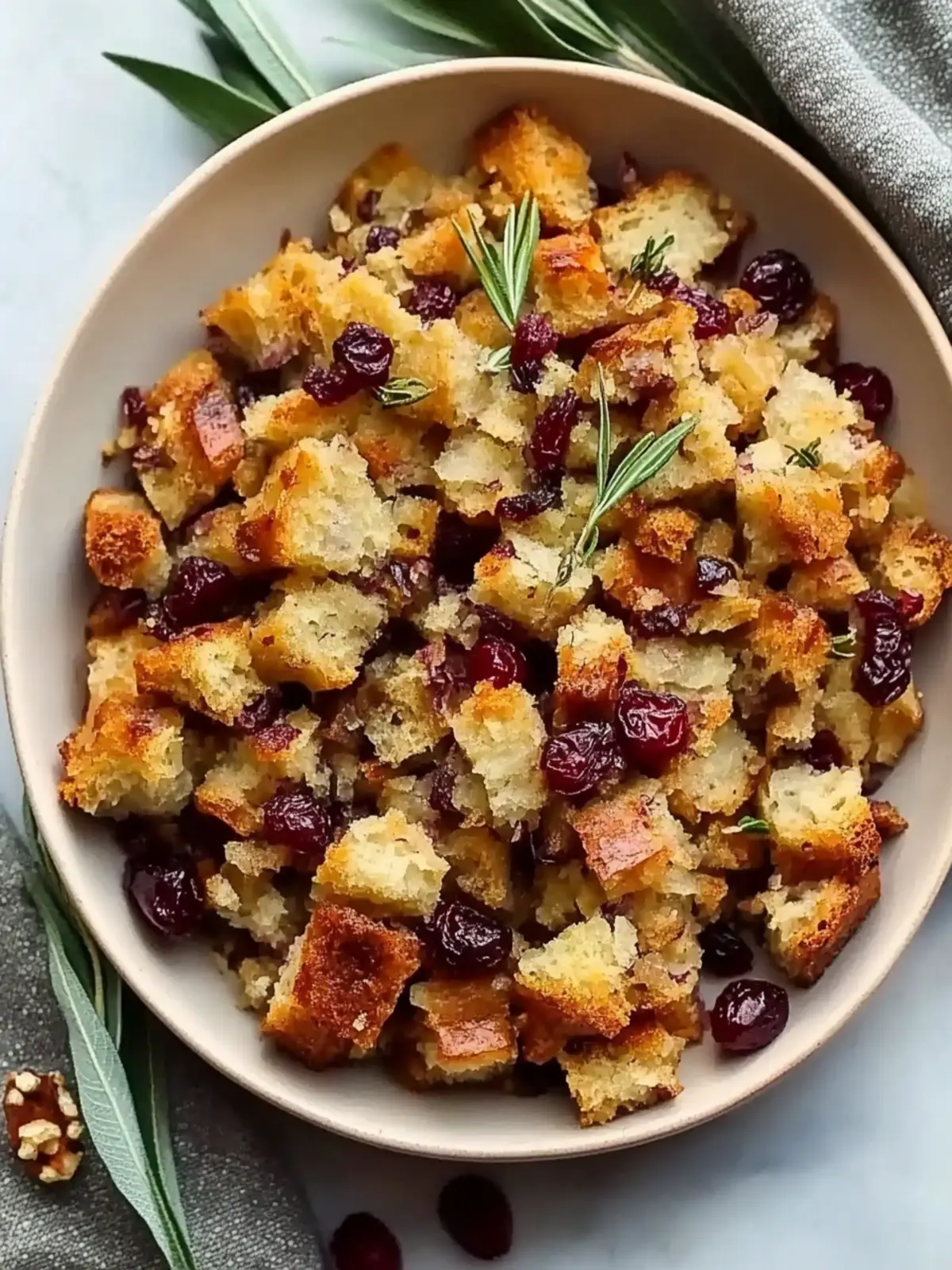 Traditional Cranberry Stuffing