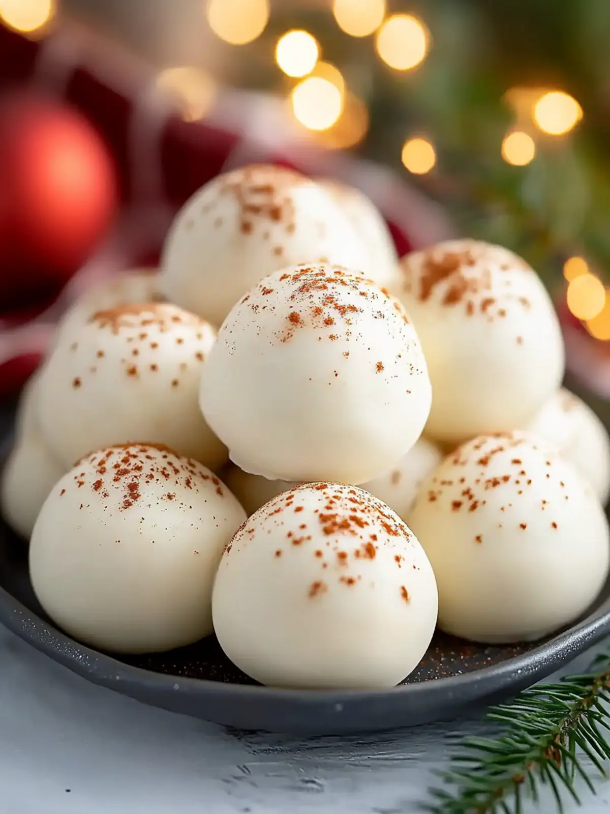 Decadent Sweet Eggnog Truffles for Your Holiday Gatherings