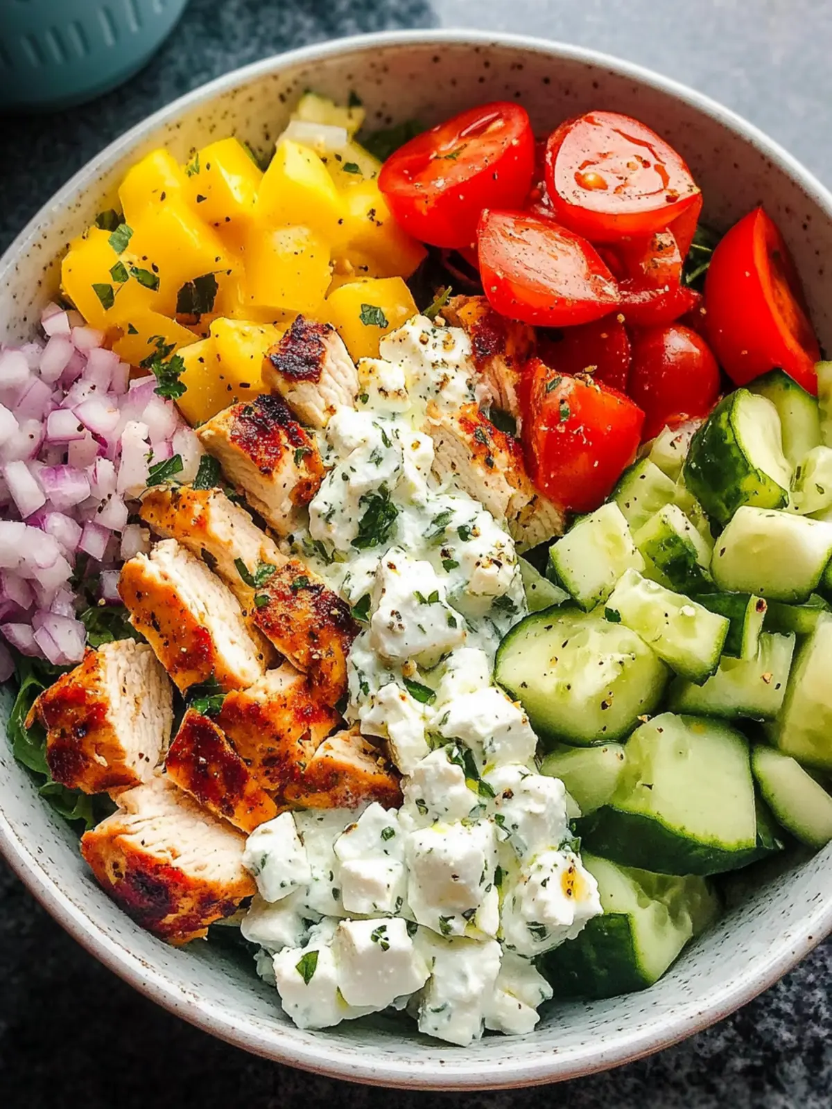 Greek Chicken Bowls
