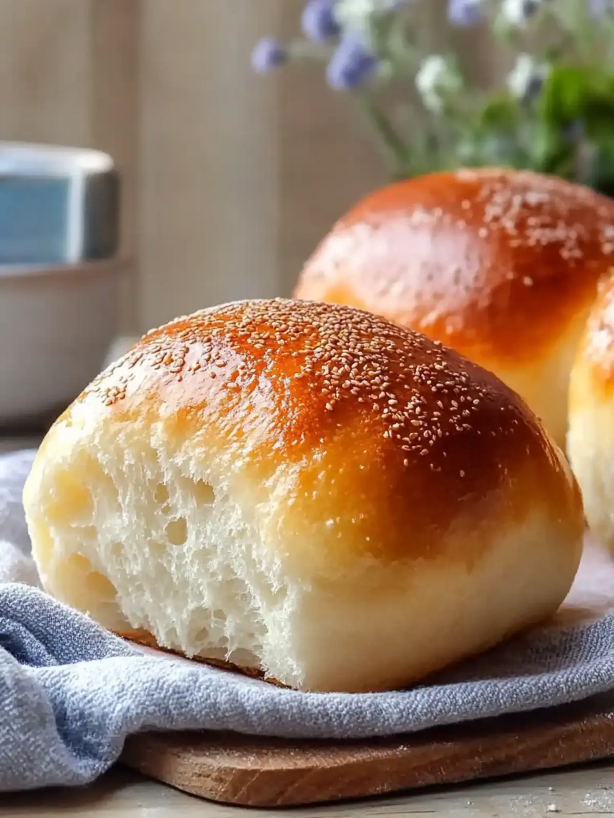 High Protein Cottage Cheese Bread Rolls