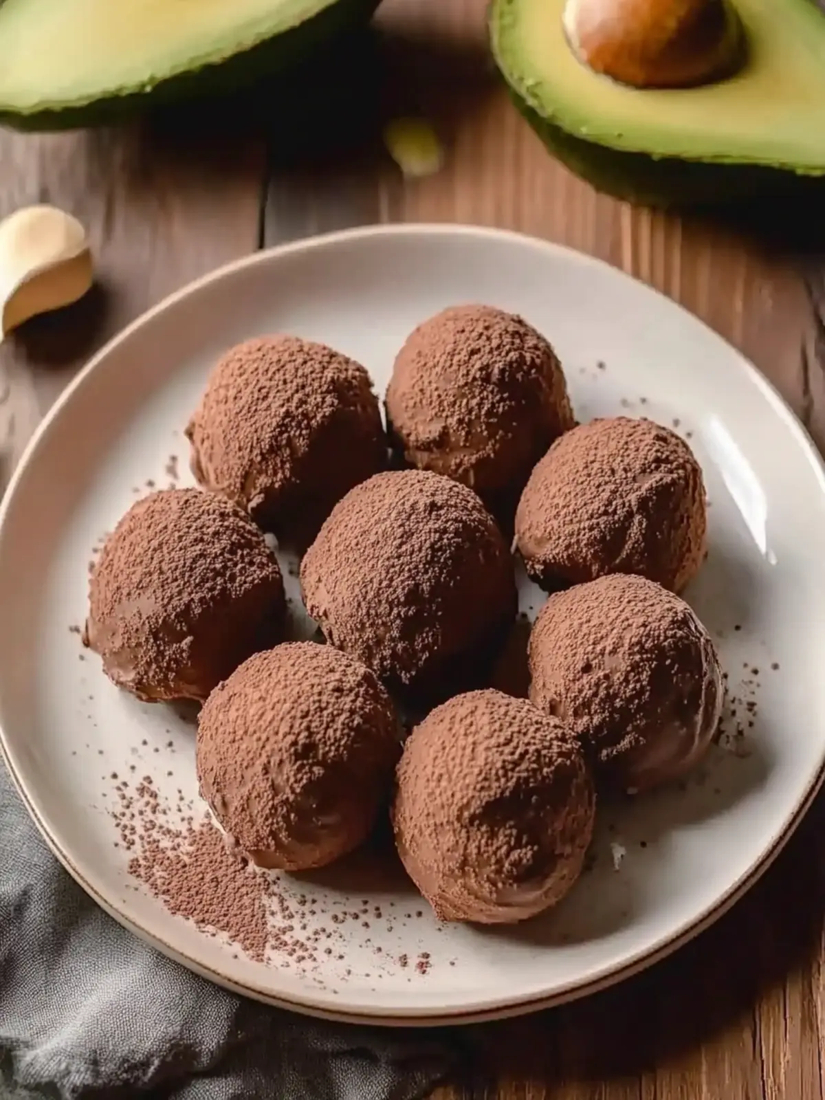 Keto Avocado Chocolate Ruffles