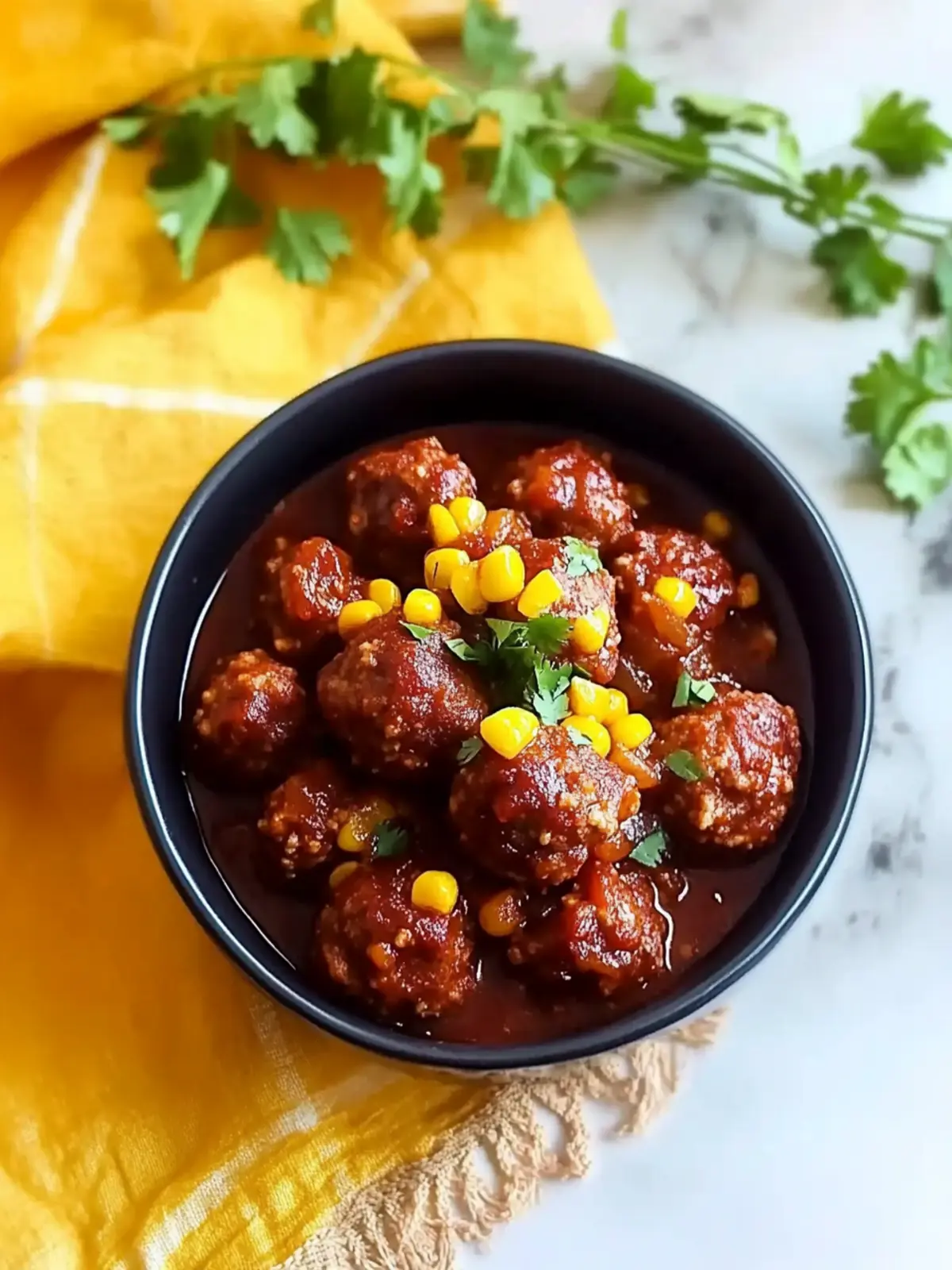 Slow Cooker Chili Meatballs