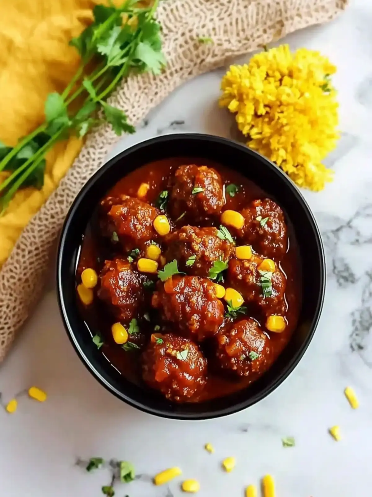 Slow Cooker Chili Meatballs
