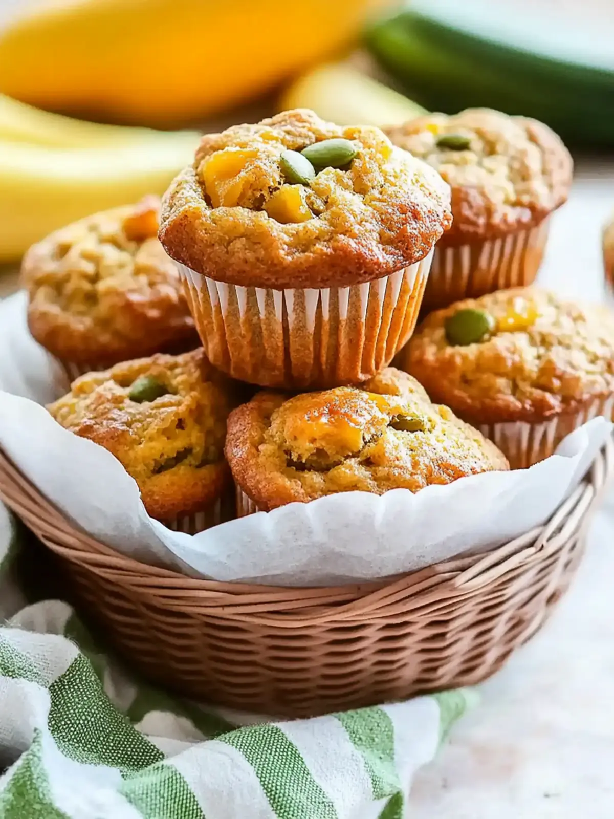Protein Muffins: Wholesome Cardamom Zucchini Pumpkins Delights