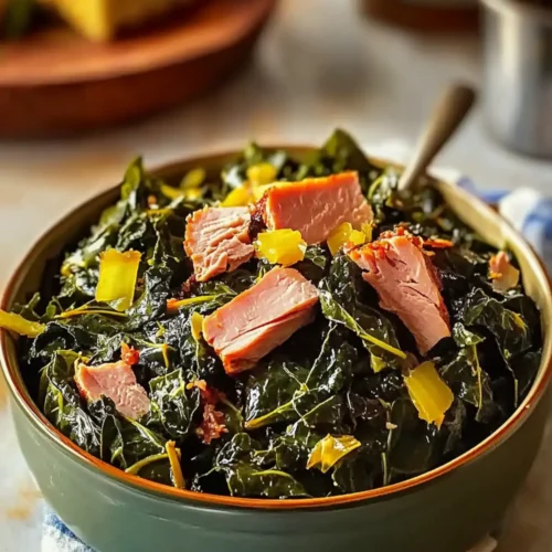 Spicy Collard Greens with Smoked Turkey