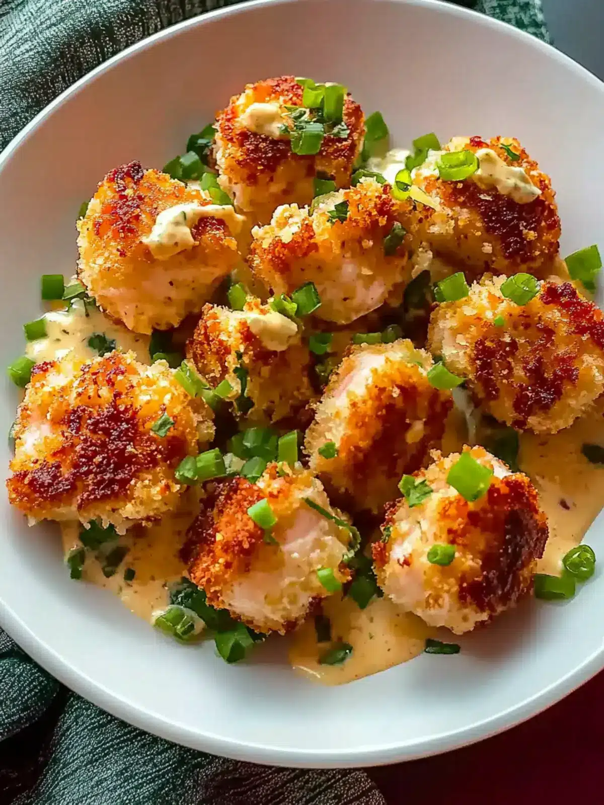 Parmesan Crusted Salmon Bites