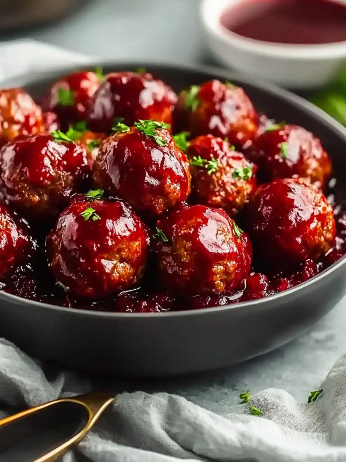 Perfect Cranberry Meatballs