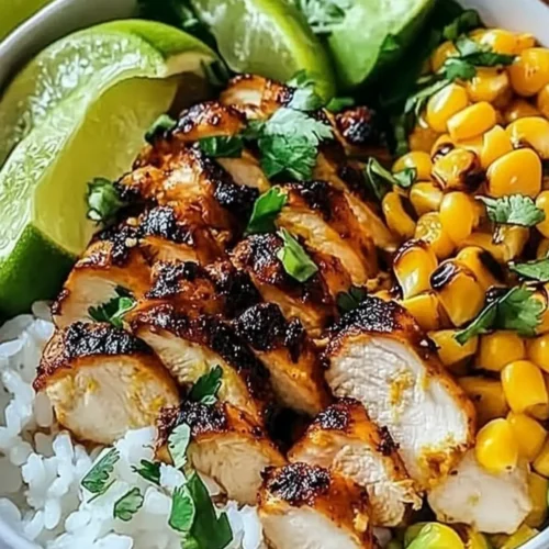 Street Corn Chicken Rice Bowl Recipe