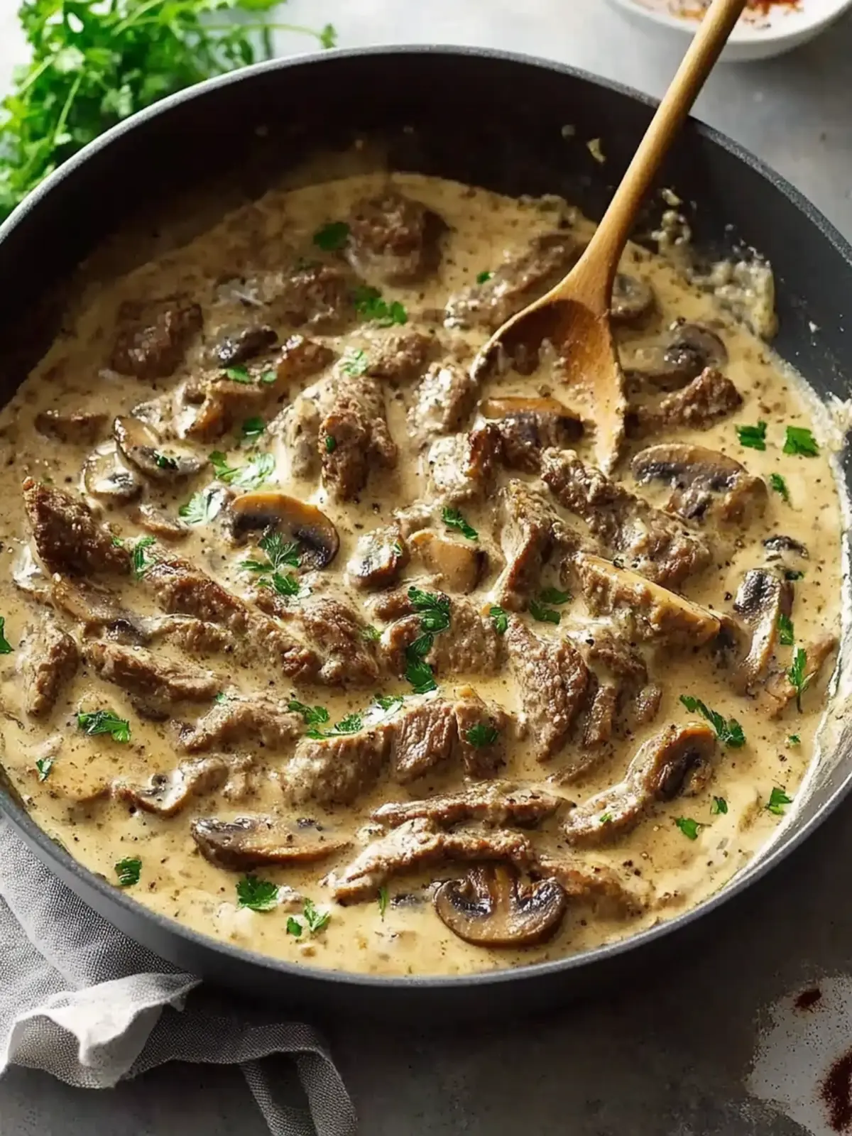 Rich Beef Stroganoff with Cream of Mushroom for Cozy Nights