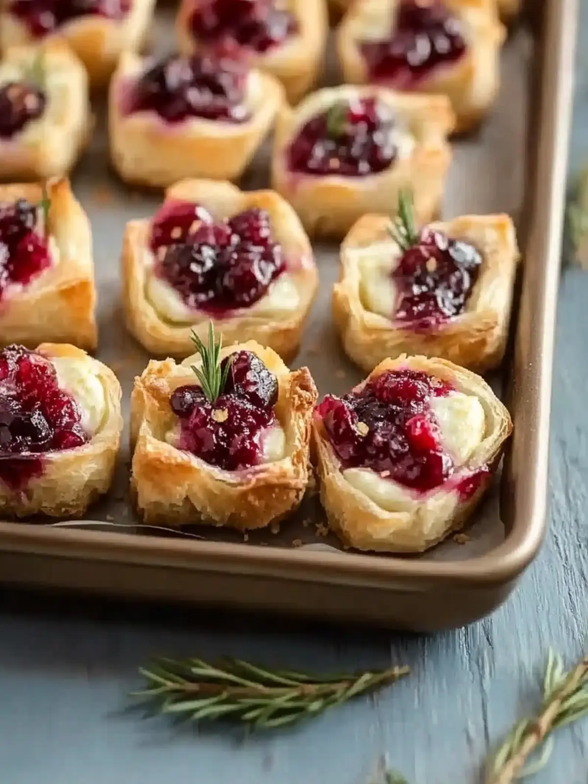 Cranberry Brie Bites