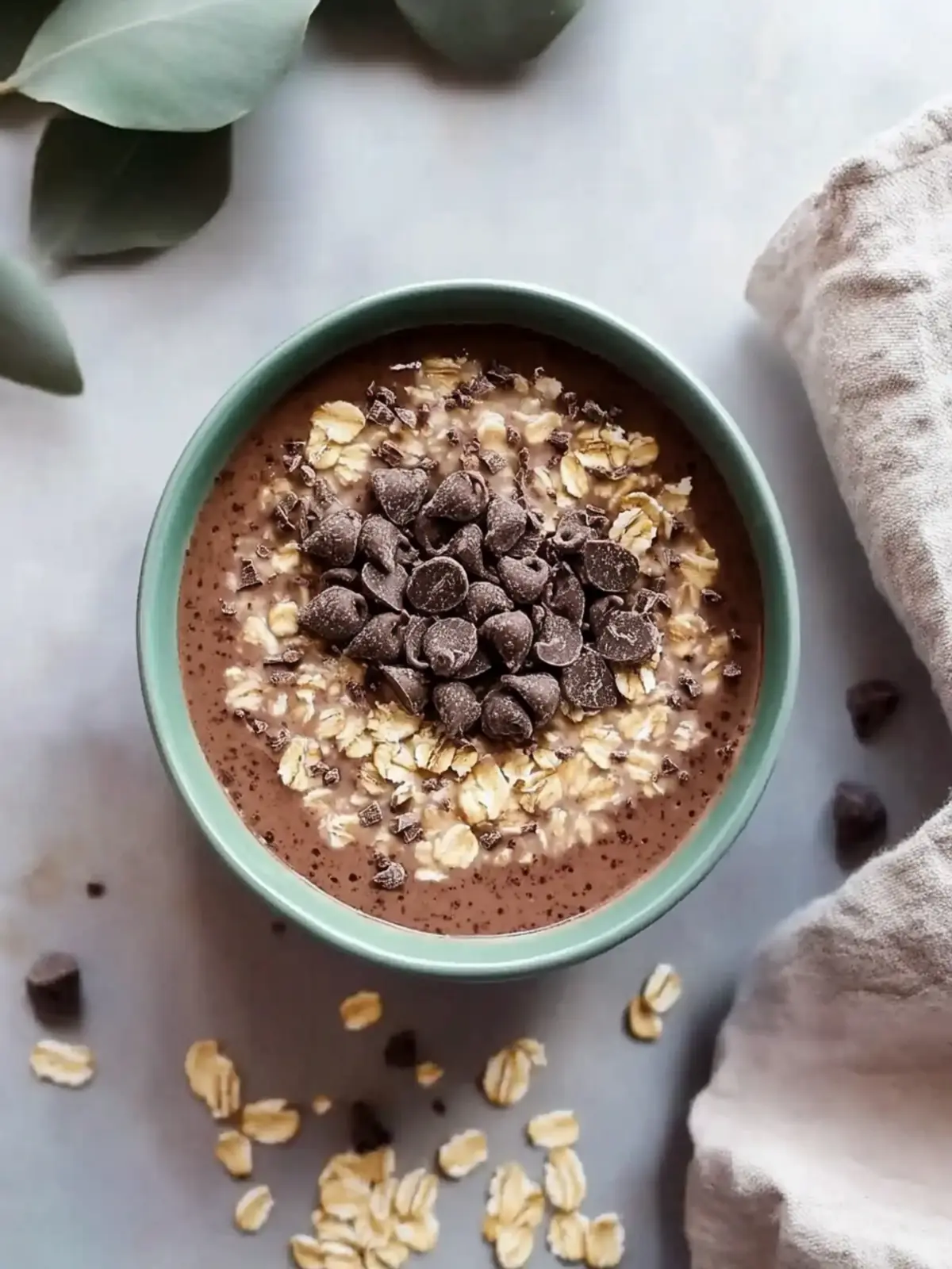 Gluten-Free High Protein Chocolate Overnight Oats
