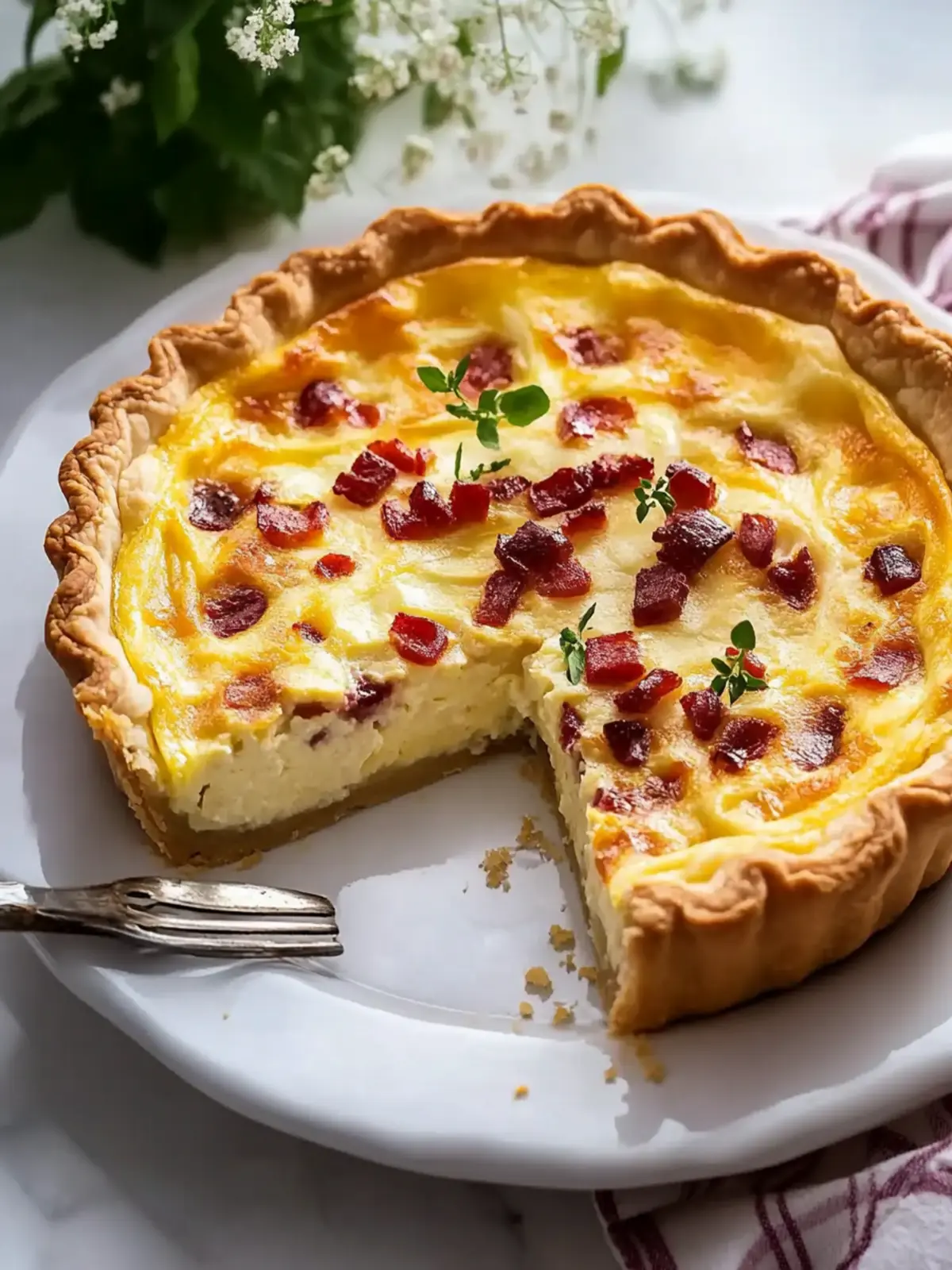 Creamy Quiche Lorraine