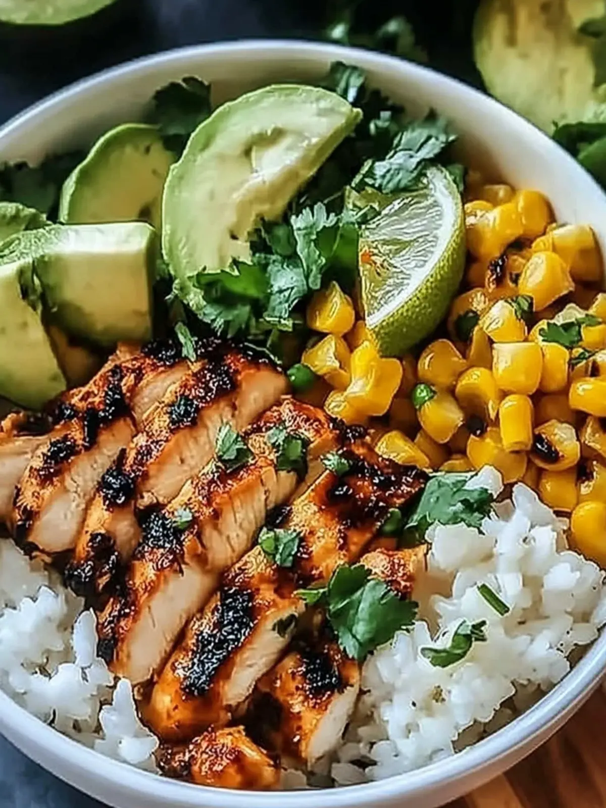 Street Corn Chicken Rice Bowl Recipe