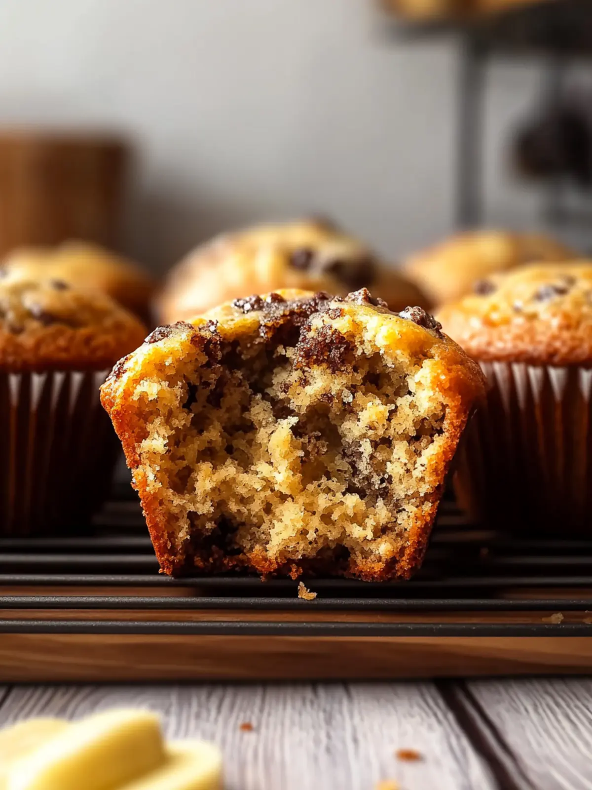 banana bread muffins