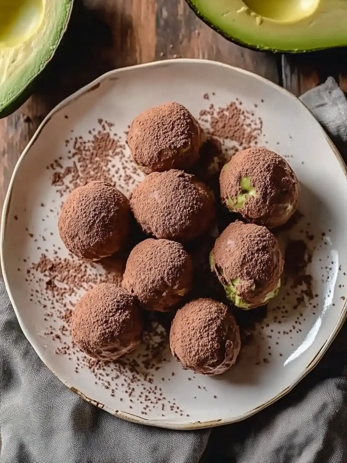 Keto Avocado Chocolate Ruffles