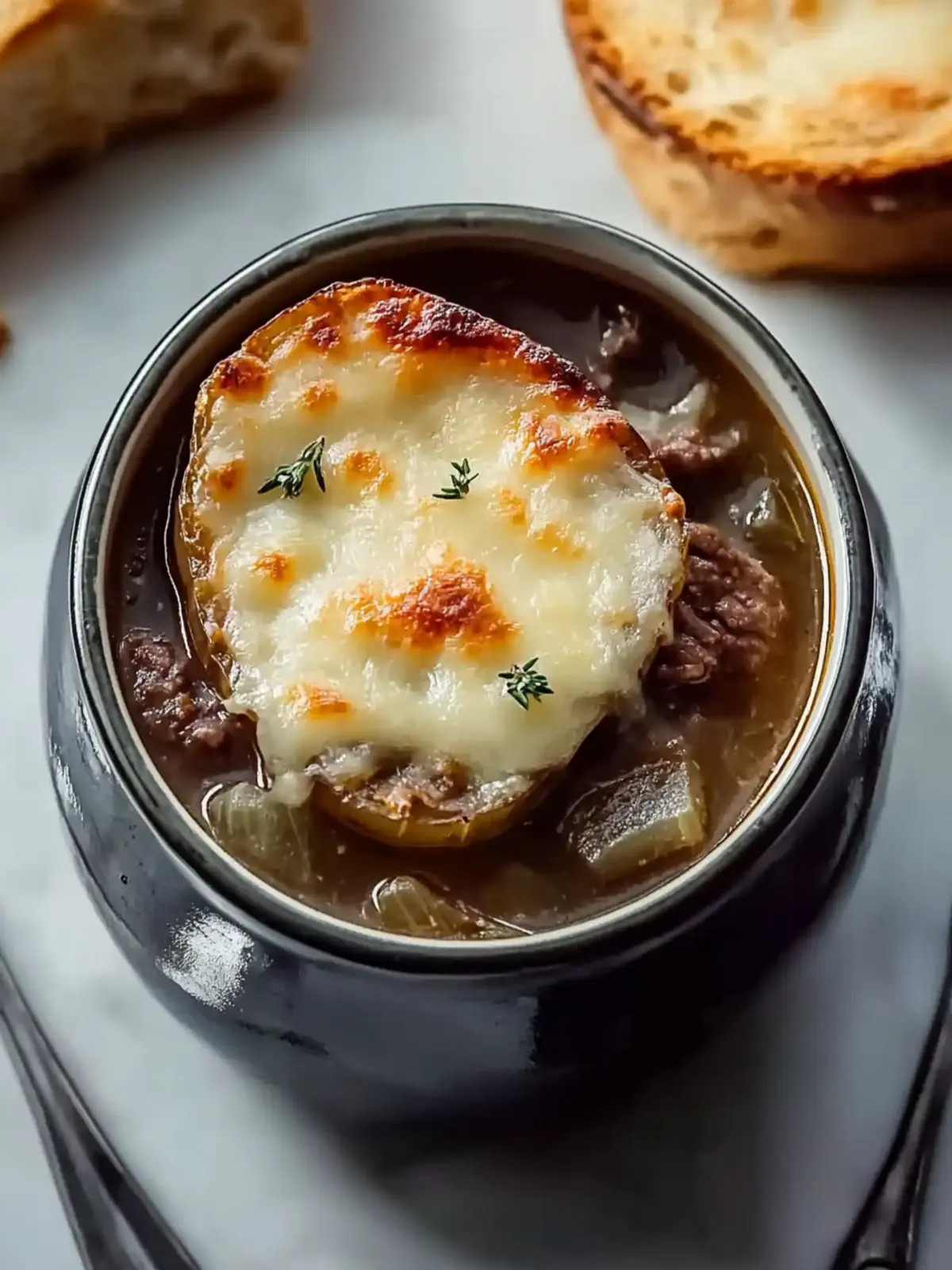 French Onion Soup with Beef