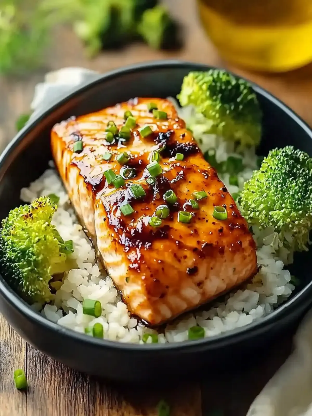 Air Fryer Honey Garlic Salmon