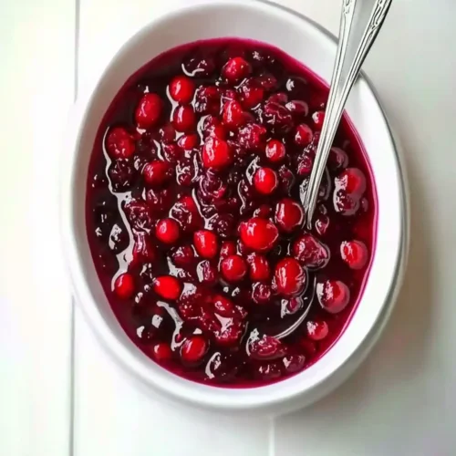 Wine Cranberry Sauce with Zinfandel