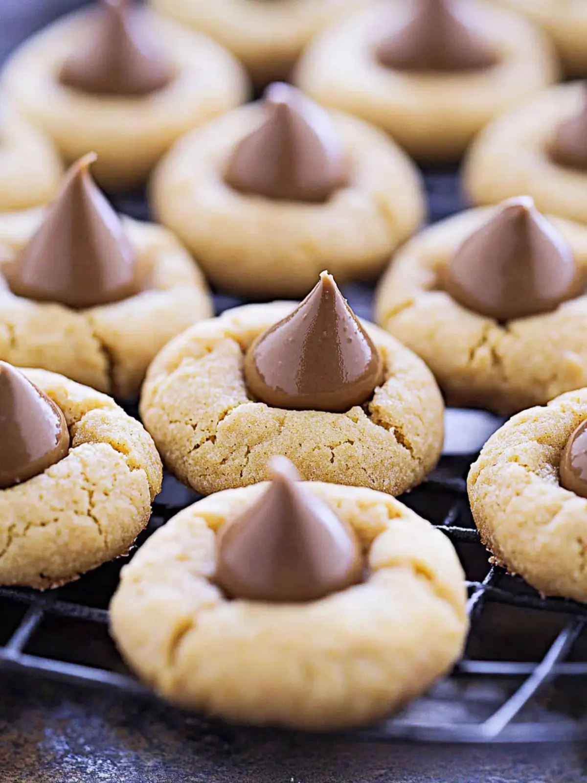 peanut butter blossom cookies
