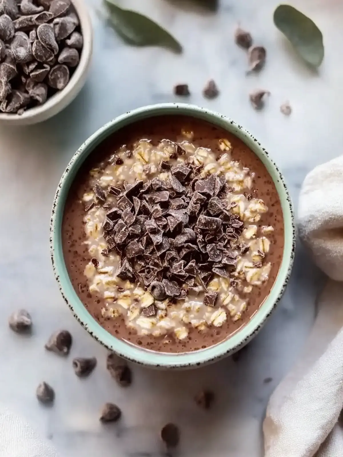Gluten-Free High Protein Chocolate Overnight Oats