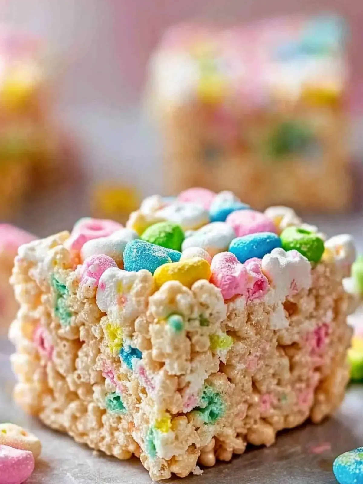 lucky charms rice crispy treats