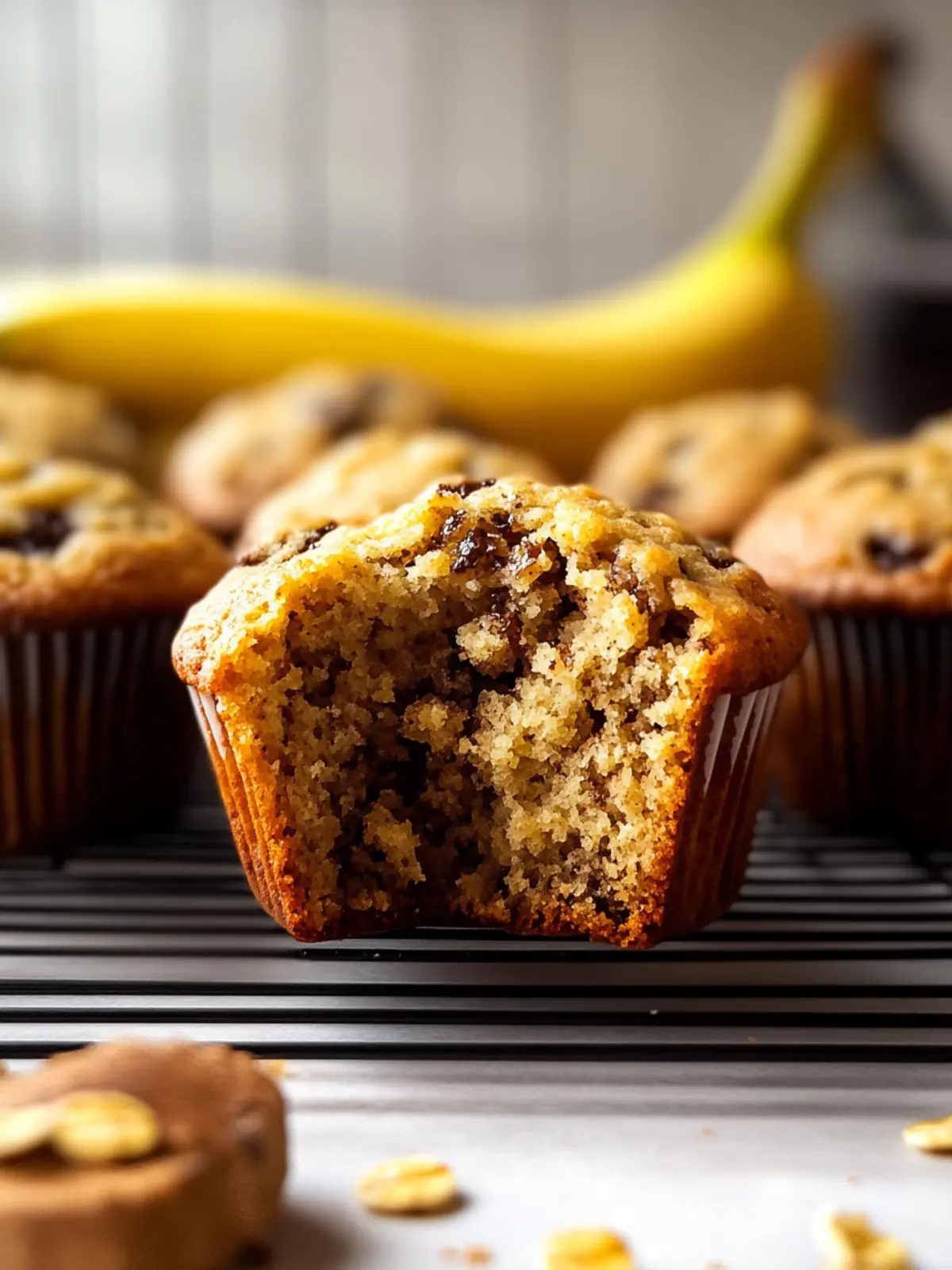 banana bread muffins