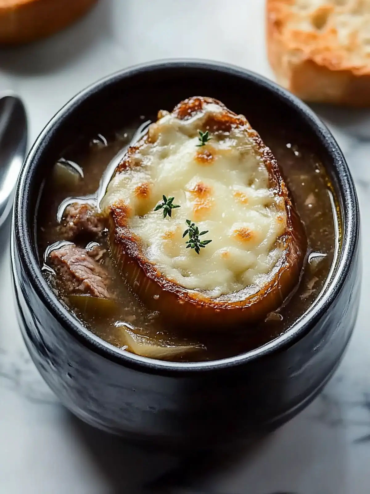 French Onion Soup with Beef