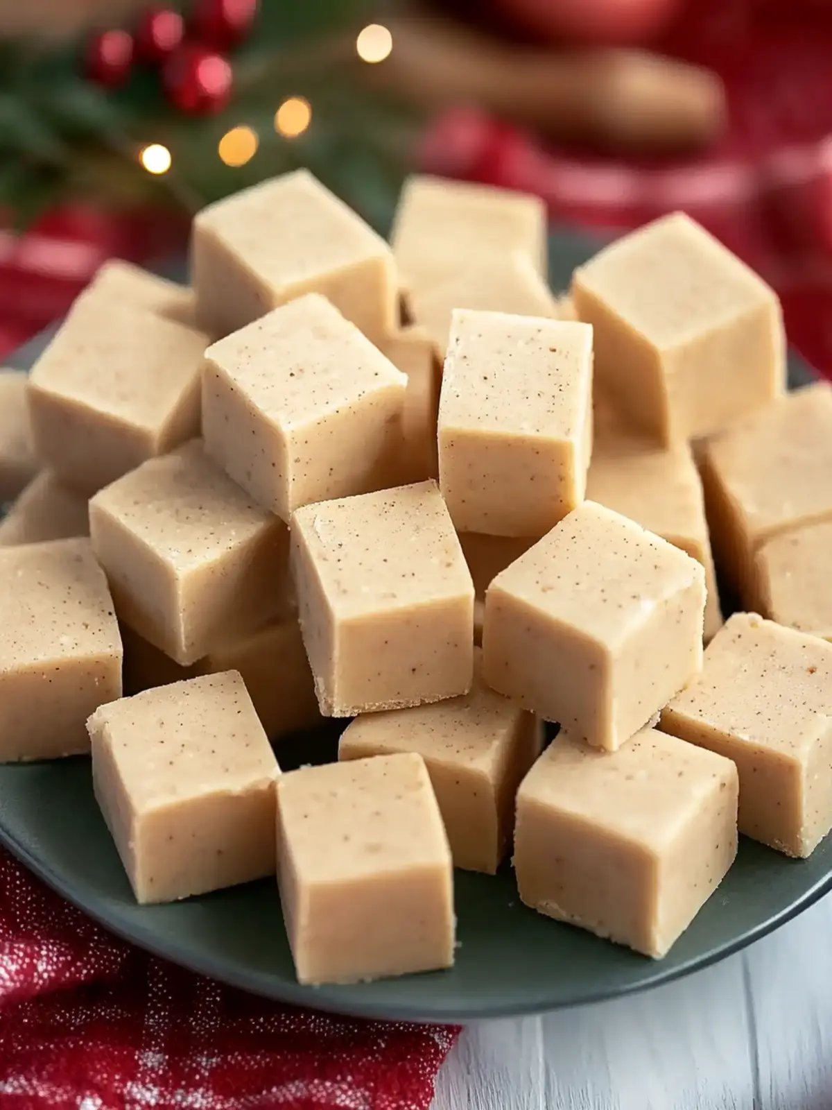 Eggnog Fudge