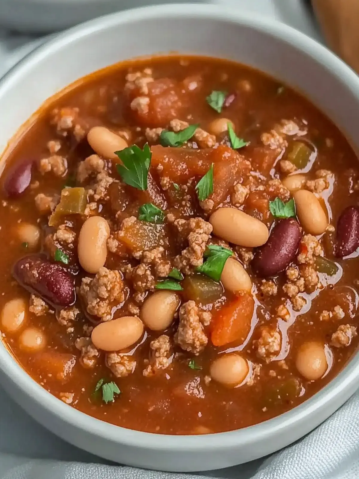 Filling Crockpot Chili Soup