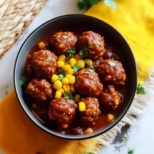 Slow Cooker Chili Meatballs