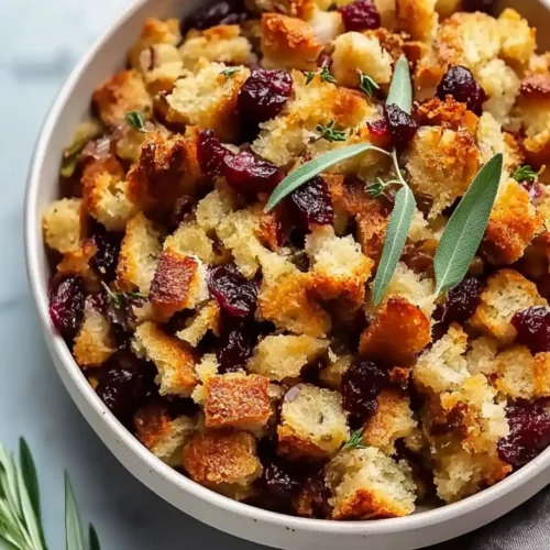 Traditional Cranberry Stuffing